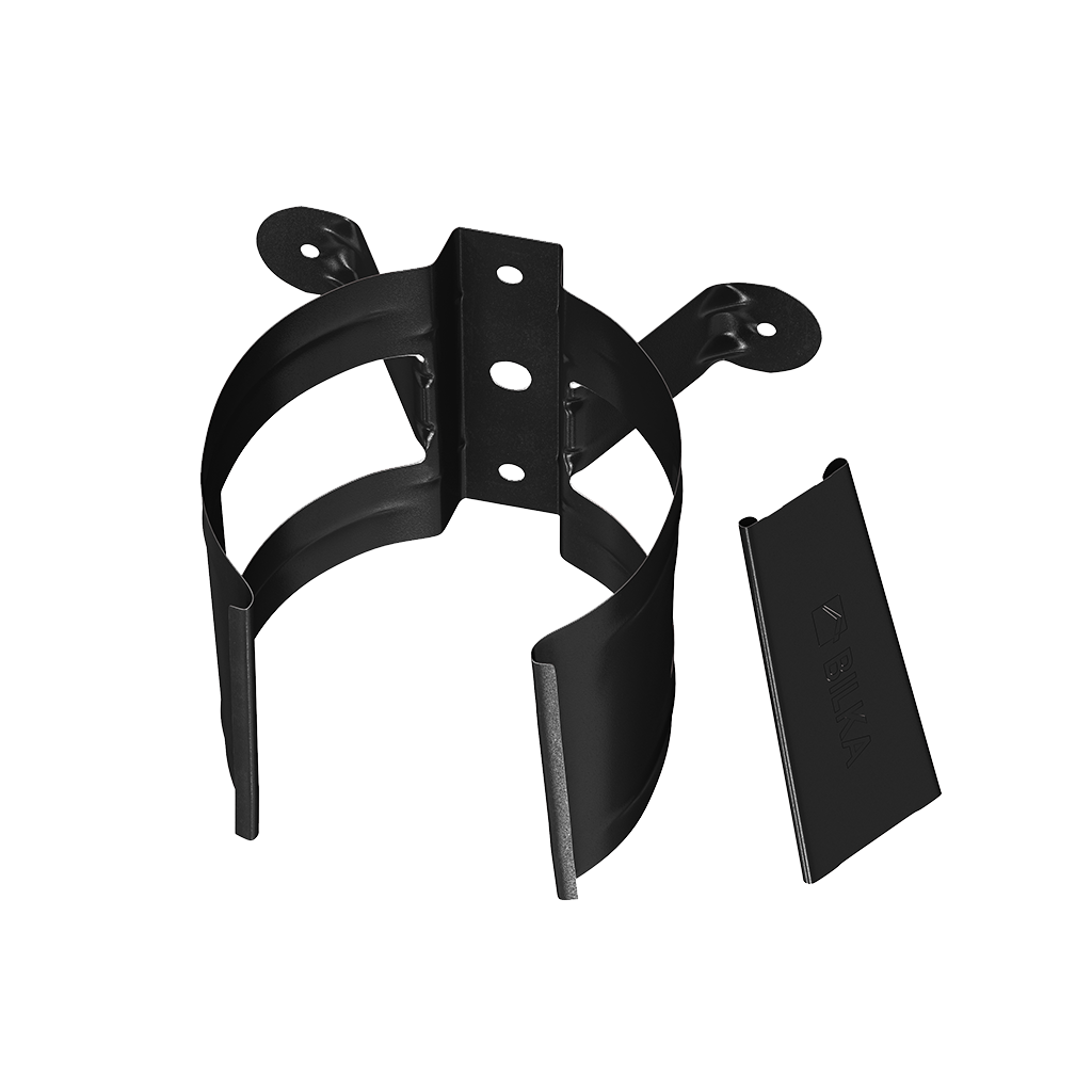 Voorraad Zwart Glans, BILKA Muurbeugel 150mm, inclusief schuifje