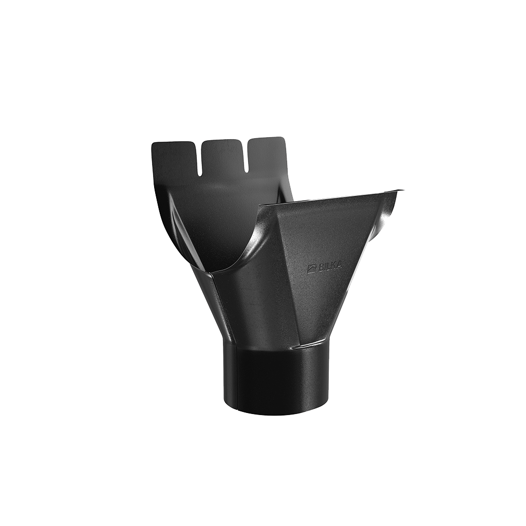 Voorraad Zwart Glans, BILKA Gootuitloop 150/100mm