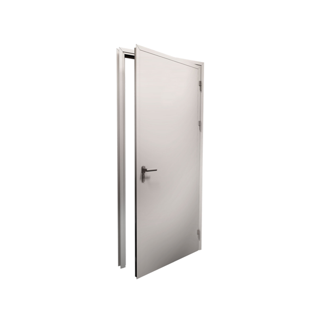 Aluminium Loopdeur - Rechtsdraaiend - 1000 x 2125 mm - Wit