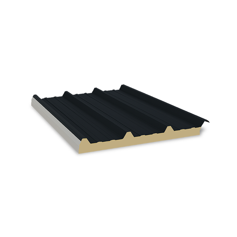Budget dakpaneel (staal/staal), 60/100 mm
