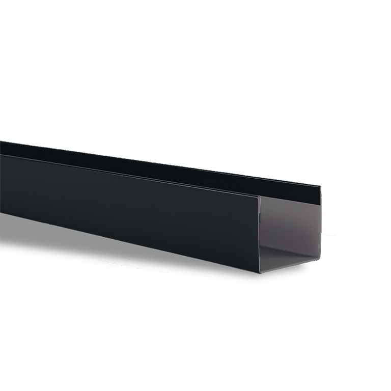 U-profiel 42mm, PE 7016, 4000mm, tbv Budget 40mm paneel