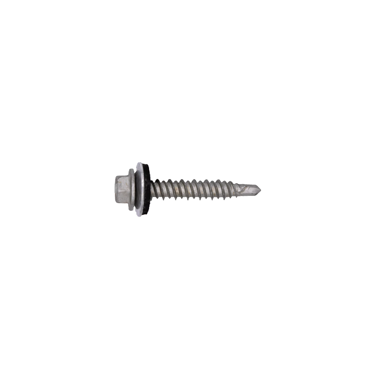 Zelfb. Schroef, SUS 410, HI-LO,  6,3 x 25 mm, ring 16 RAL 7016 Matt (250 st/doos)