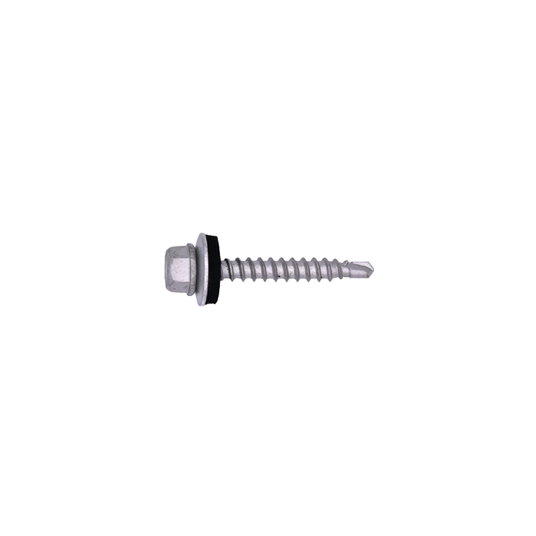 Dakpanplaatschroef, RVS SUS410, 4,8 x 28 mm, ring 14 (250 st/doos)