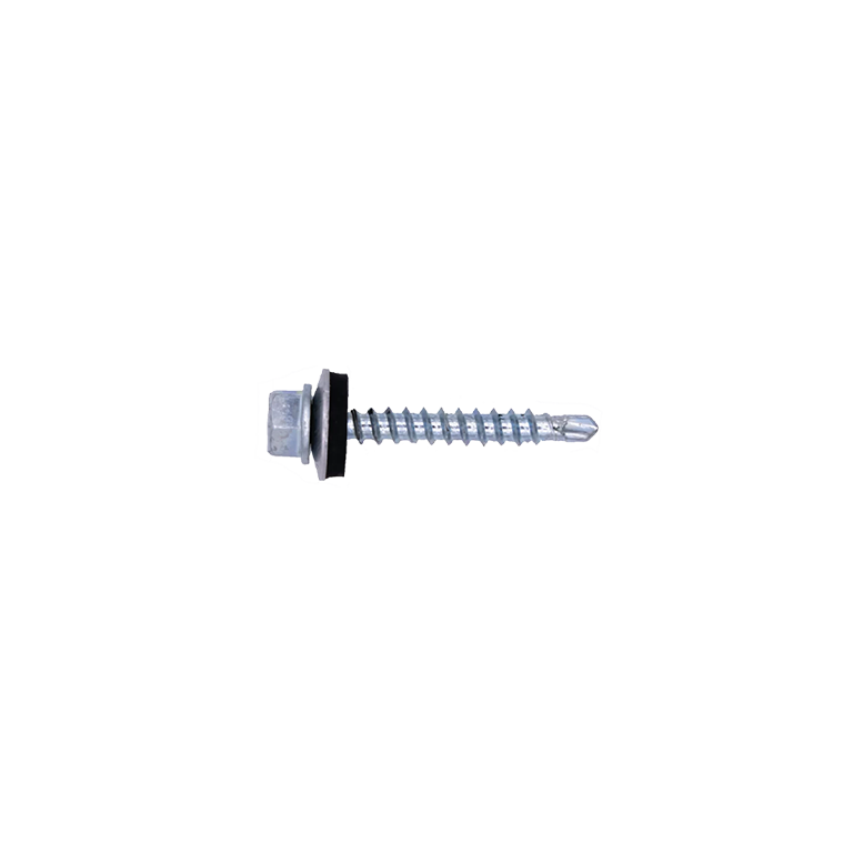 Dakpanplaatschroef, Verzinkt, 4,8 x 35 mm, ring 14 (250 st/doos)