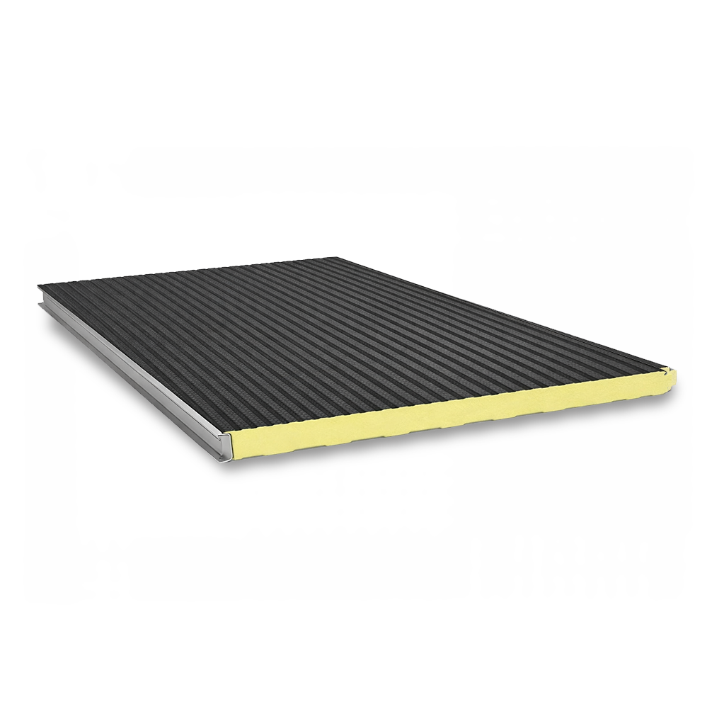 Budgetpaneel 1000WZ Voorraad 60 mm, Antraciet/ Gebroken wit