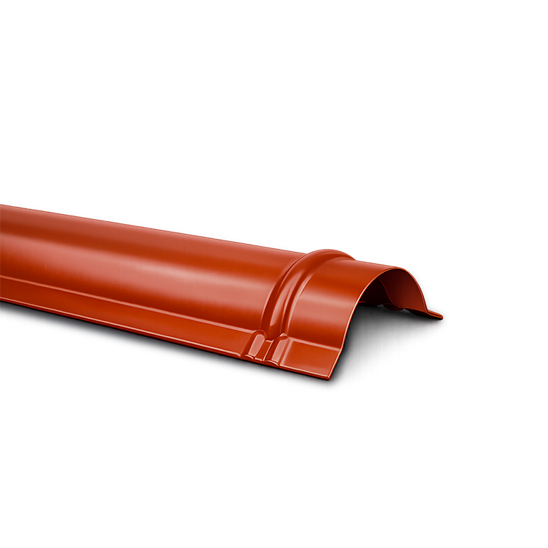 Halfronde nok, HPS Terracotta, 0.55, 2100 mm
