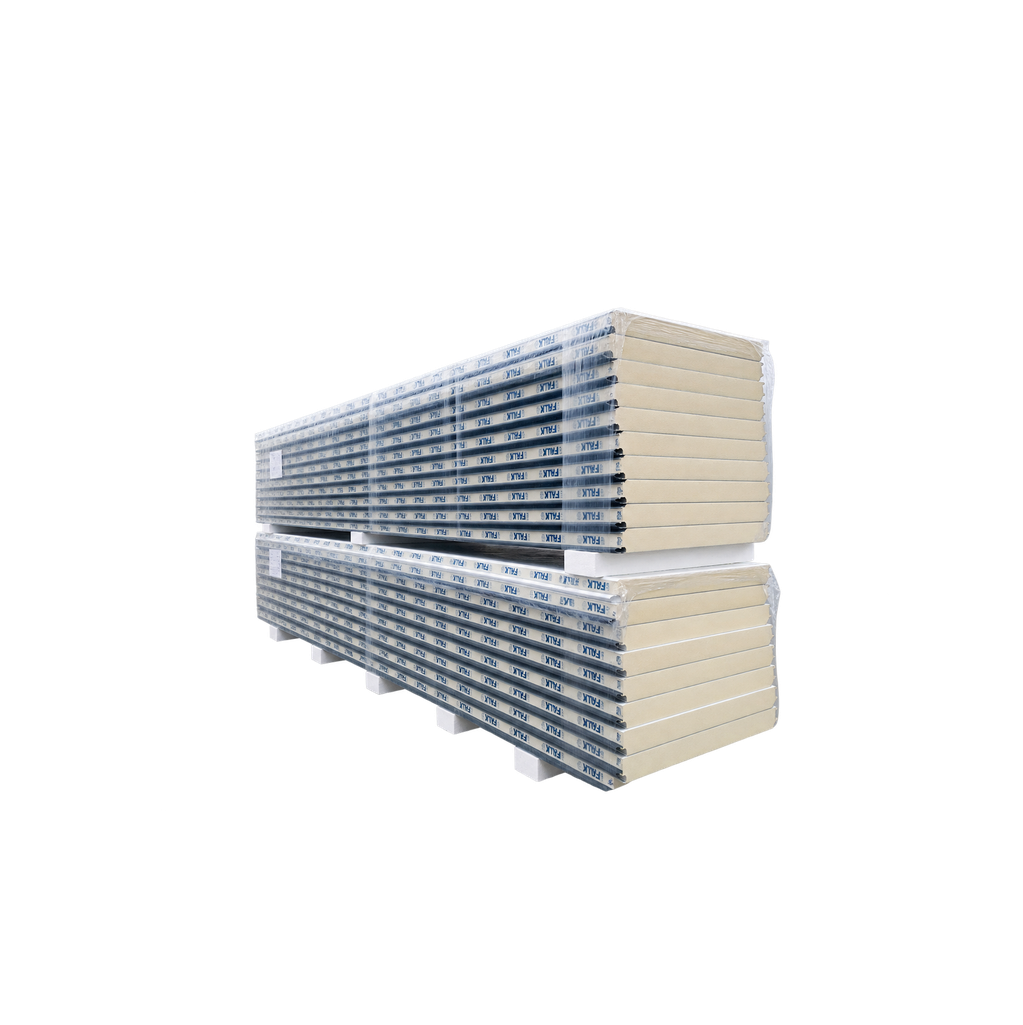 B-keus Sandwichpaneel 100 mm – Witte binnenzijde