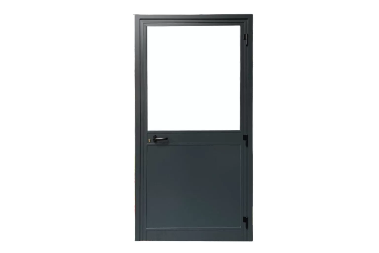 Loopdeur Rechtsdraaiend Antraciet Half Glas 1000x2125 | Koblox